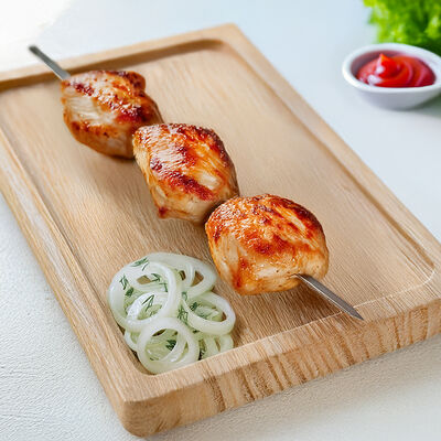 Шашлык из курицы (филе грудки) в Шашлык с собой по цене 299 ₽