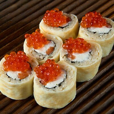 Лосось и рикотта в яичном блинчикев Полтора тигра по цене 730