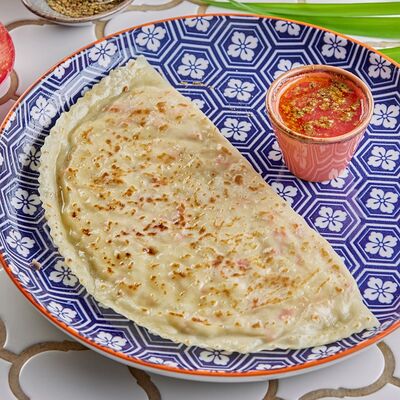 Кутаб с крабом и страчателлой в Maroon по цене 1020 ₽