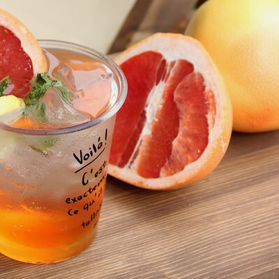 Лимонад маракуйя-грейпфрут в Coffee Way по цене 449 ₽