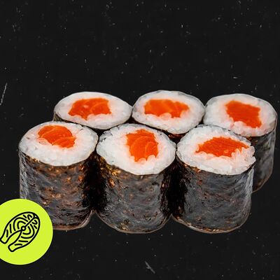 Классические роллы с х/к лососем в Monkey Sushi по цене 299 ₽