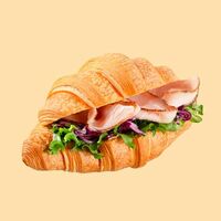 Круассан с индейкой и коул-слоу в Цех85