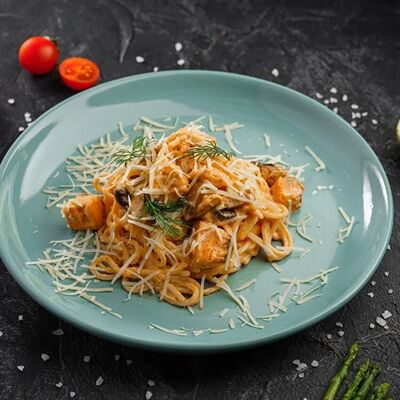 Паста с лососем Сальмоне в Yummy yummy по цене 280 ₽