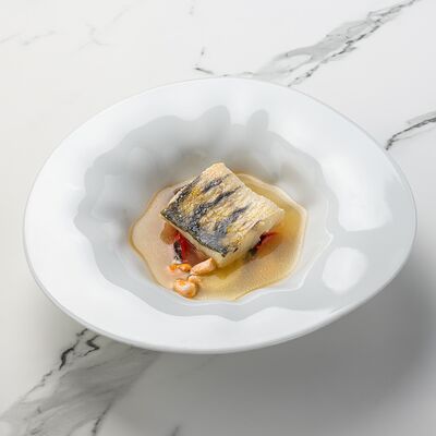 Уха с волжским судаком и форелью в Bruni Prosecco Bar по цене 890 ₽