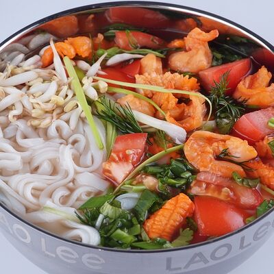 Фо том на мясном бульоне в Lao Lee по цене 545 ₽