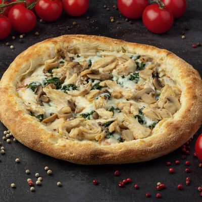 Пицца Курица со шпинатом в Таекпицца по цене 460 ₽