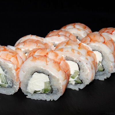 Ролл Филадельфия с креветкой в Отличные Суши по цене 906 ₽