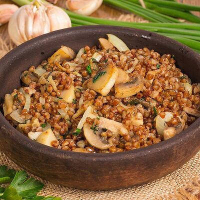 Гречка с грибами в Мушмула по цене 189