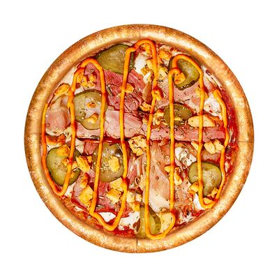 Чикенбургер 20 см в ЁЁ пицца по цене 498 ₽