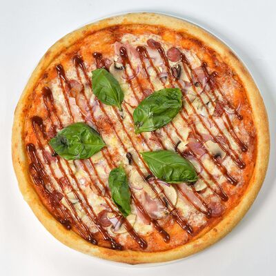 Пицца мясная BBQ в БамБуши по цене 647