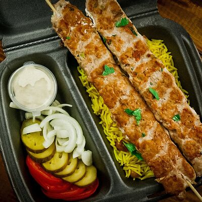 Люля-кебаб куриный с рисом в Дубай Арабия по цене 419 ₽