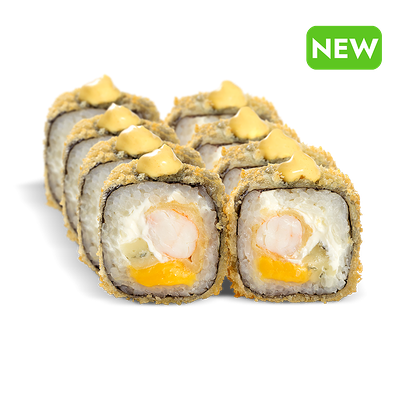 Ролл Жареный эби темпура (панко) в Автоcуши Автопицца по цене 638 ₽