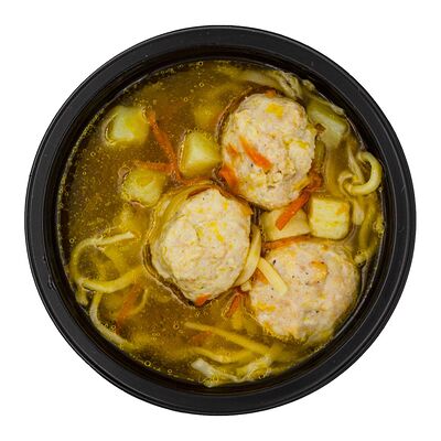 Суп с куриными фрикафельками в За обе щёки по цене 159 ₽