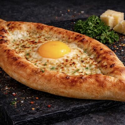 Хачапури по-аджарски в Много Мяса по цене 499 ₽