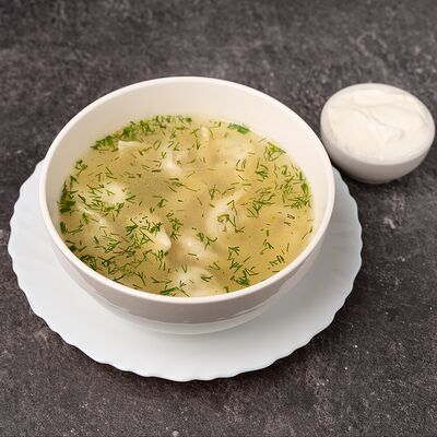 Пельмени с бульоном в Шар-Шара по цене 355 ₽