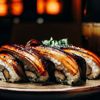 Суши с угрем в PlutuS Resto Club по цене 320 ₽