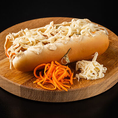 Классический хот-дог в DARK SIDE шаурма & гриль по цене 455 ₽