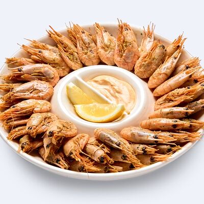 Магаданские креветки жареные в Drunken duck pub по цене 4190 ₽