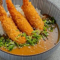 Кацу карри эби темпура в Umami