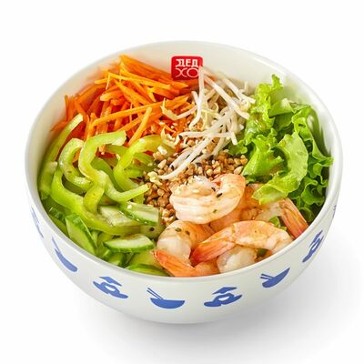 Салат по-Вьетнамски с креветками в ДЕД ХО по цене 479 ₽