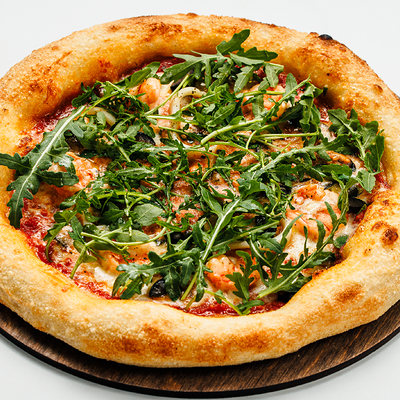 Пицца с мореподуктами в Причал по цене 890 ₽