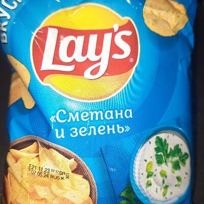 Чипсы со вкусом Сметаны и зелени в Шаурмист по цене 100 ₽