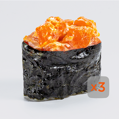 Спайси Гункан с лососем в Моккано по цене 419 ₽