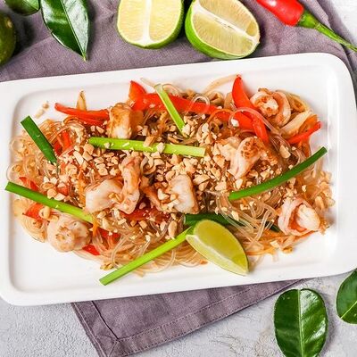 Бататная фунчоза с креветками в Hai Pho по цене 500