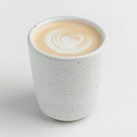 Латте в Cassette Cafe