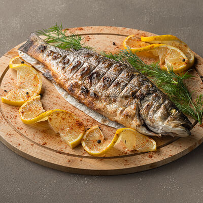 Шашлык из рыбы Сибас в Мясо на углях Армянская кухня по цене 1070 ₽