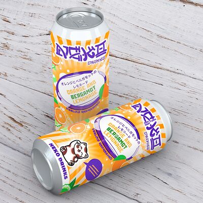 Лимонад Нэко с апельсином без сахара в Кореана Light по цене 219 ₽