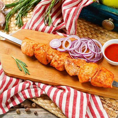Шашлык из курицы в Хинкали и шашлык Реутов по цене 430