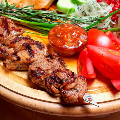Шашлык из телятины в Мимино по цене 1170 ₽