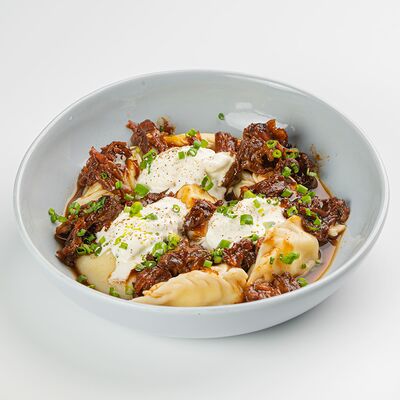 Курзе с томлеными хвостами и сыром Страчателла в Южанин по цене 158000 сум