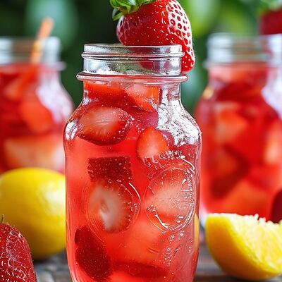 Лимонад клубничныйв Кайзер Кофе по цене 450 ₽