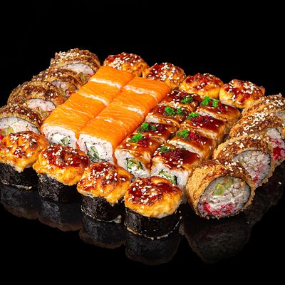 Сет 4 вкуса в Big Sushi Premium по цене 2840 ₽