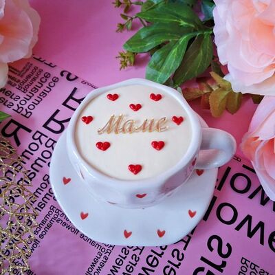 Бенто-торт чашка для мамы в Чародейка сладостей по цене 2690 ₽