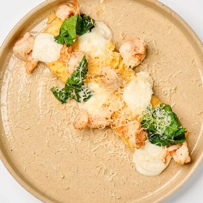 Крученый омлет с креветками в Mike&Molly по цене 910 ₽