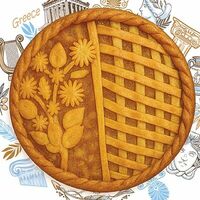 Афинский пирог с карамелизированной грушей 24 см в Машенькины пироги