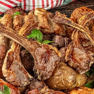 Сет Мясо на кости в GRILL TOWN big set по цене 4850 ₽