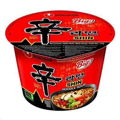 Лапша быстрого приготовления Nongshim Шин Рамен стакан Южная Корея в Азбука Вкуса Экспресс Меню по цене 219 ₽
