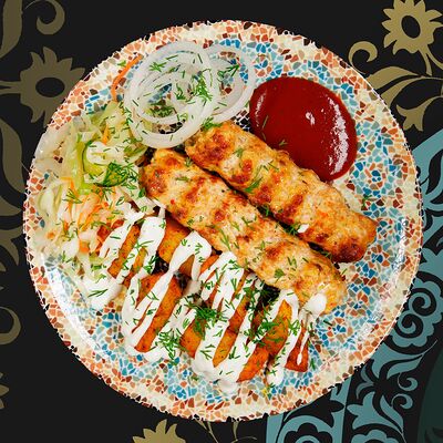 Люля-кебаб из курицы в Татлы Чорсу Халяль по цене 559 ₽