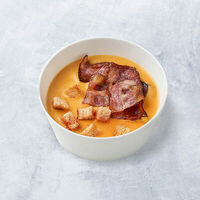 Сырный суп с беконом в Vaffel Норвежские вафли