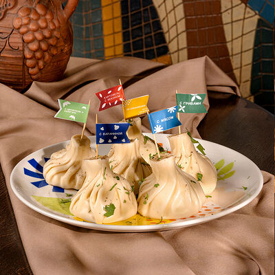 Ассорти хинкали в Аджикинежаль по цене 870 ₽