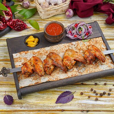 Шашлык из куриных крыльев в Геленджик по цене 540 ₽