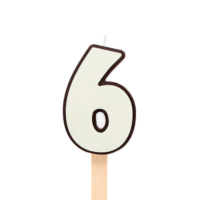 Цифра 6 изделие кондитерское из глазури в Кулинария Патрик & Мари по цене 221 ₽