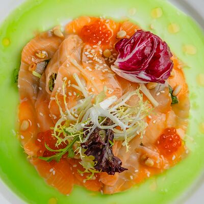 Карпаччо из лосося в Болоньетта по цене 1200 ₽