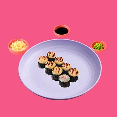 Кожаный ролл Запеченная Осака с лососем и креветкой в Big Fish по цене 1295 ₽