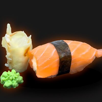 Суши с лососемв Byfoodzee по цене 229 ₽