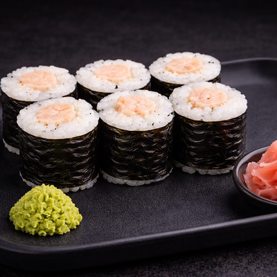 Ролл с курицей и спайси соусом в Авто Япончик по цене 350 ₽